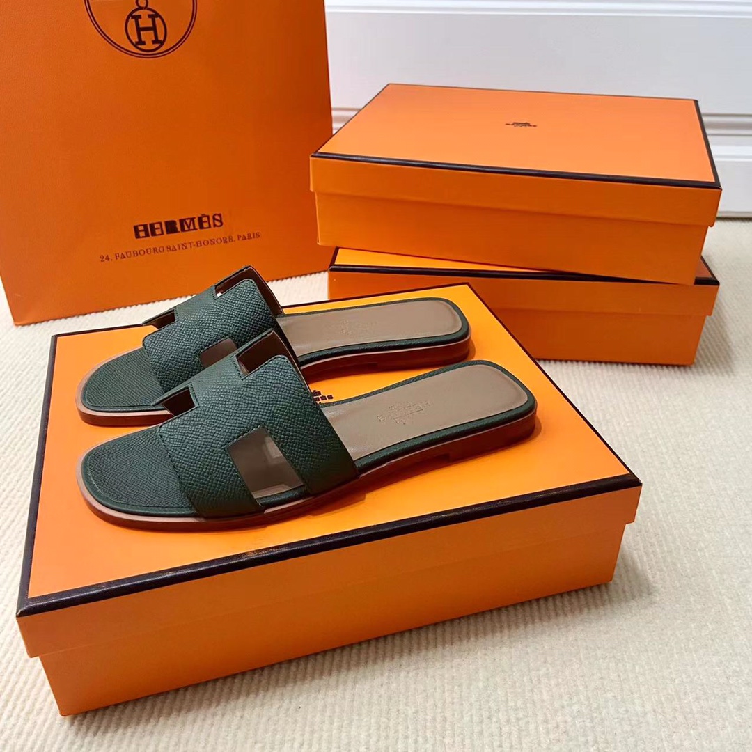 에르메스 올수공 오란 슬리퍼 샌들 앱송 36